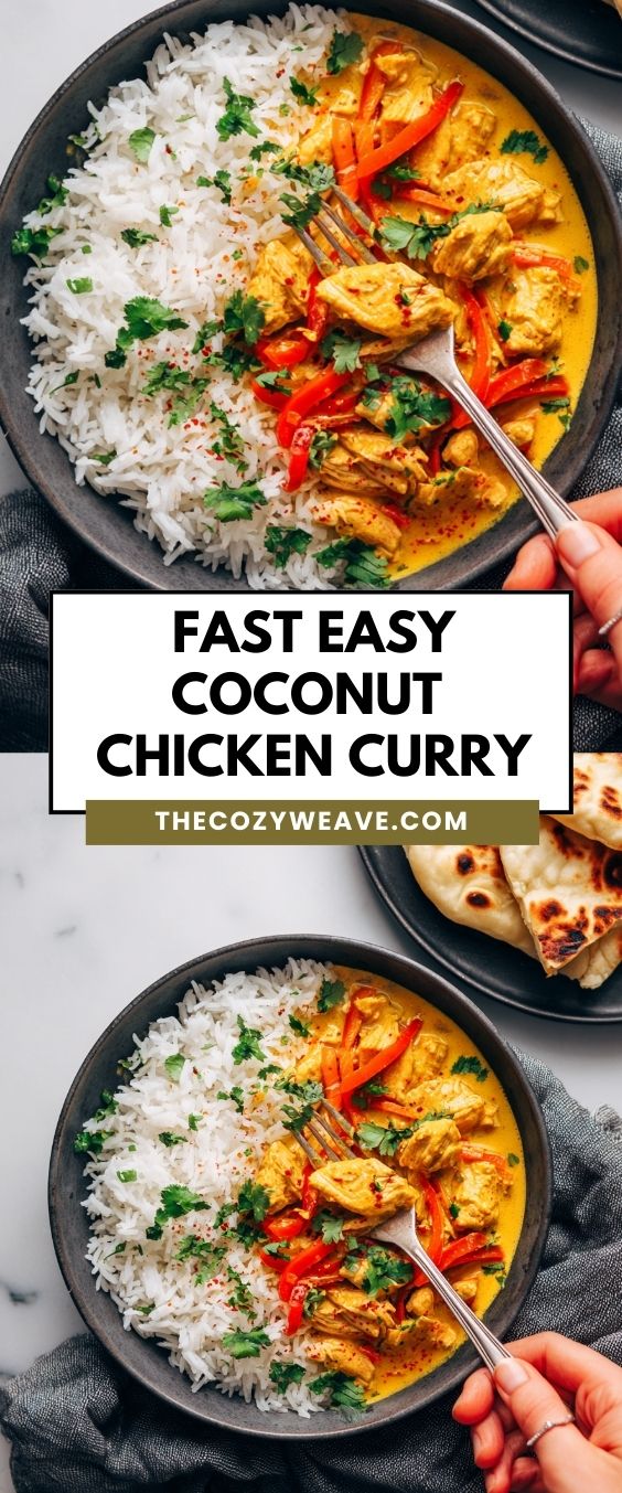 Fast Easy Coconut Chicken Curry - Thecozyweave