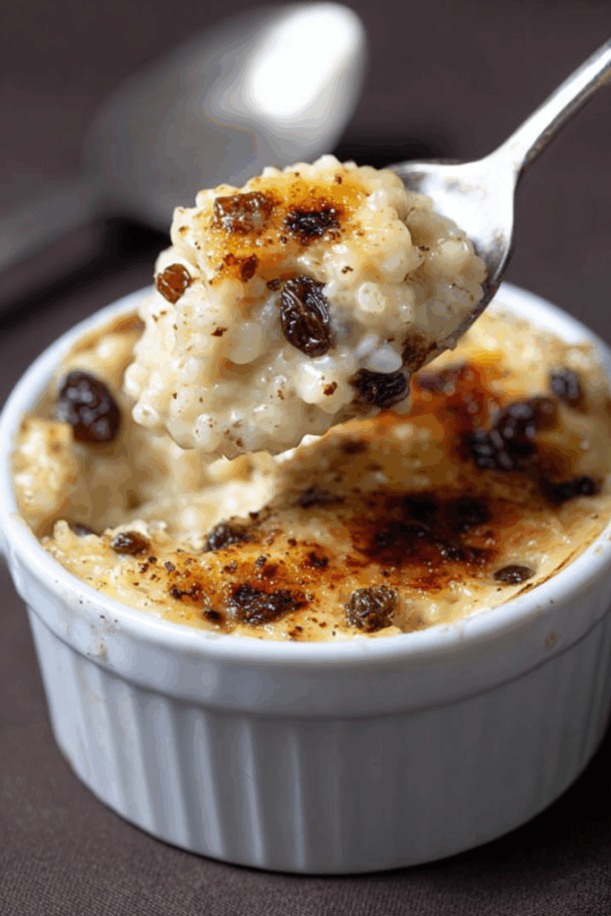 Homemade Baked Rice Pudding