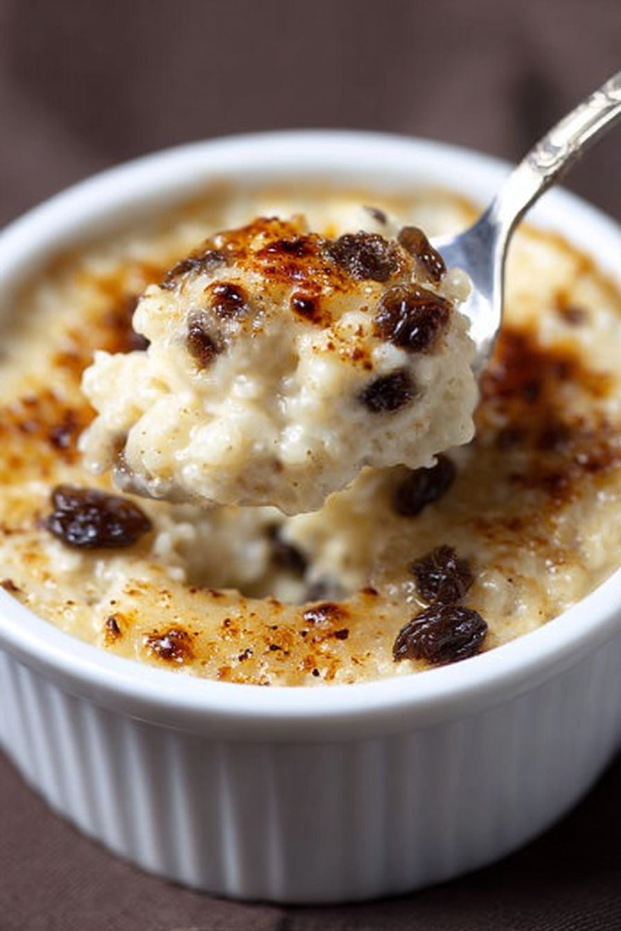 Homemade Baked Rice Pudding