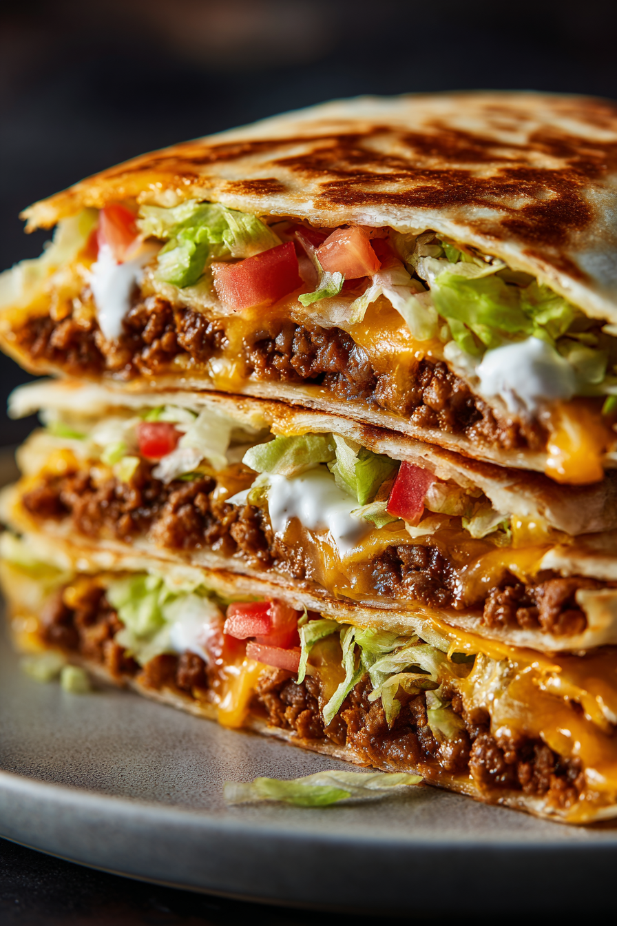 Homemade Crunchwrap Supreme Dinner