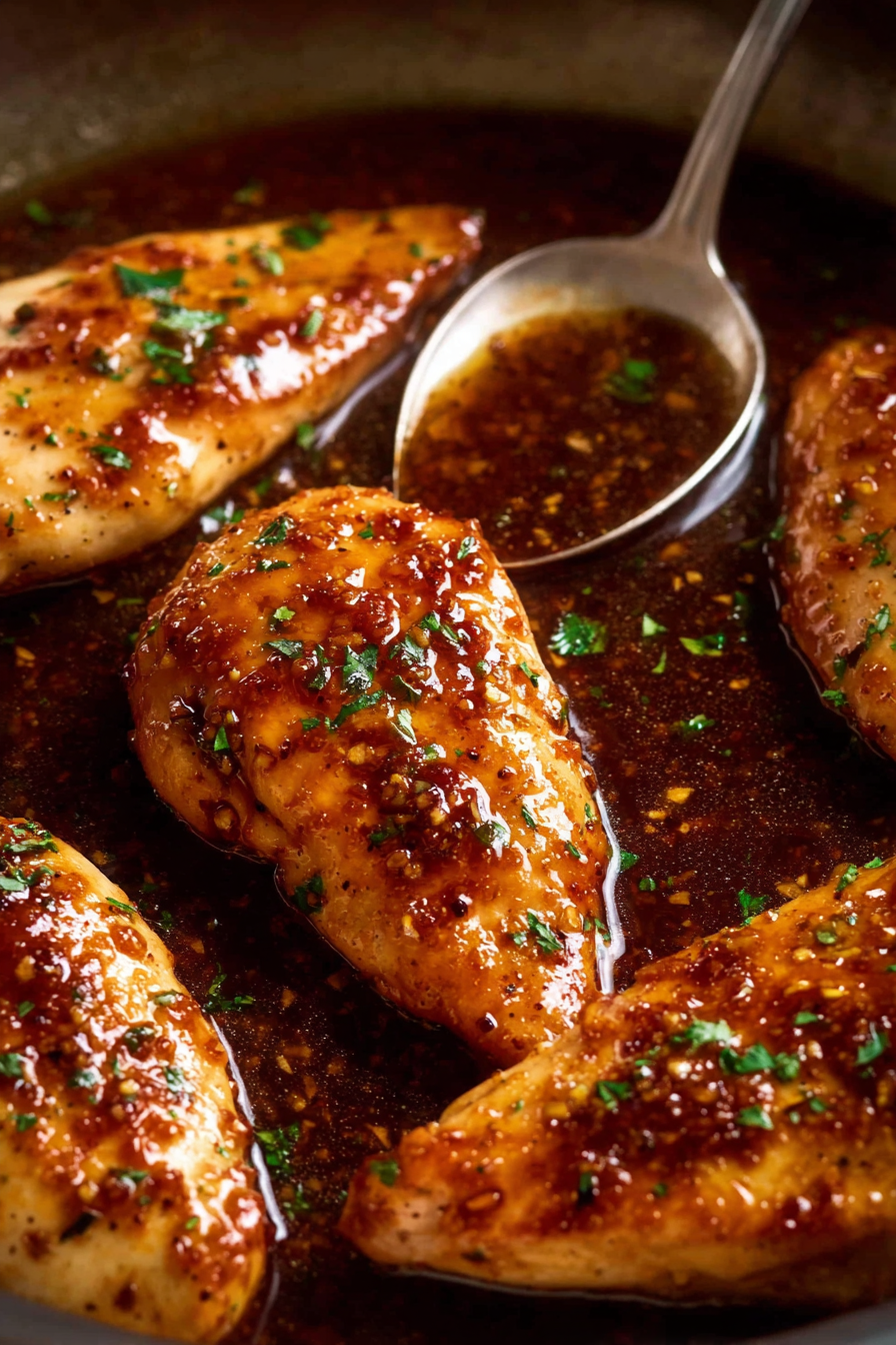 Honey Garlic Chicken Breast Dinner Recipe