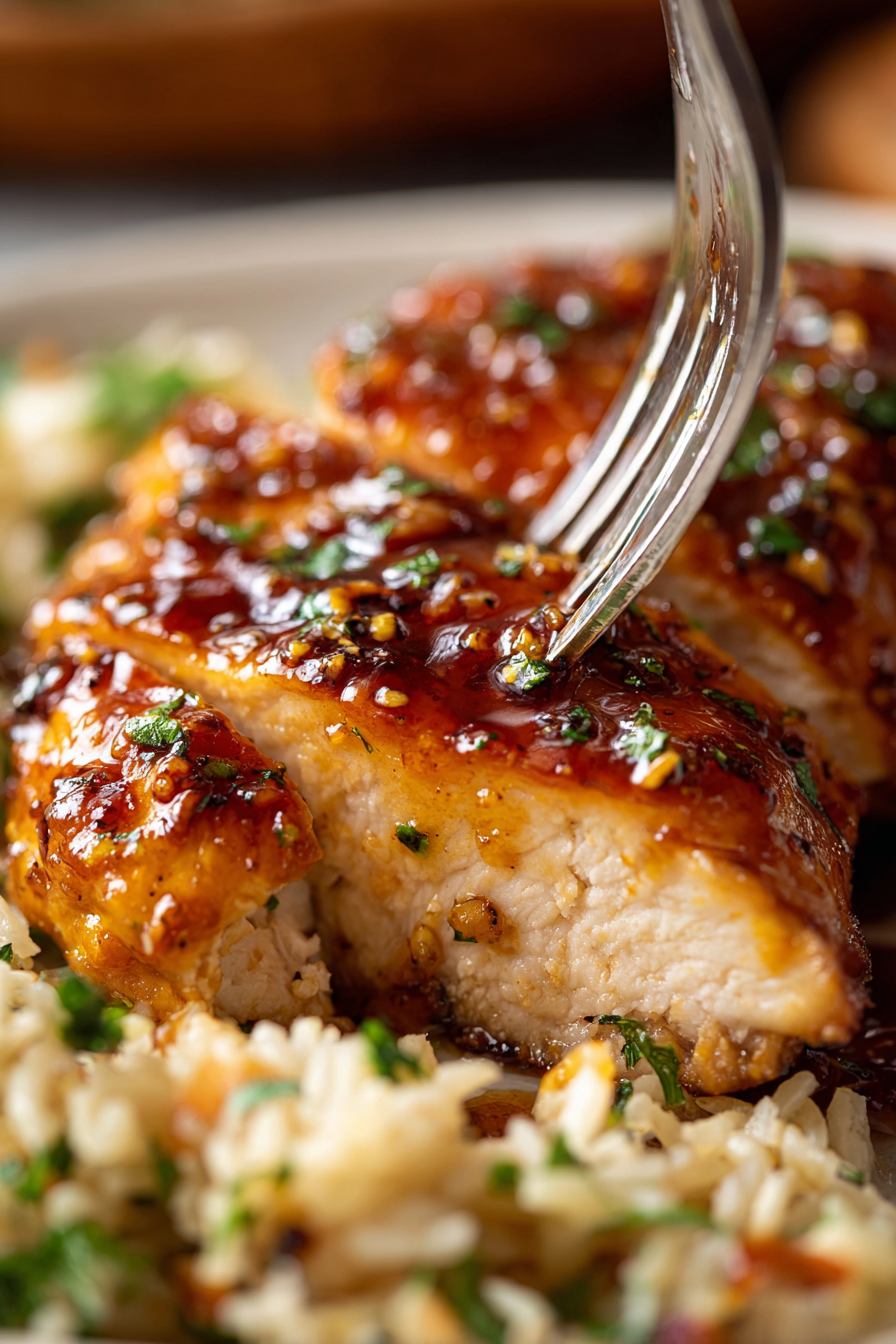 Honey Garlic Chicken Breast Dinner Recipe