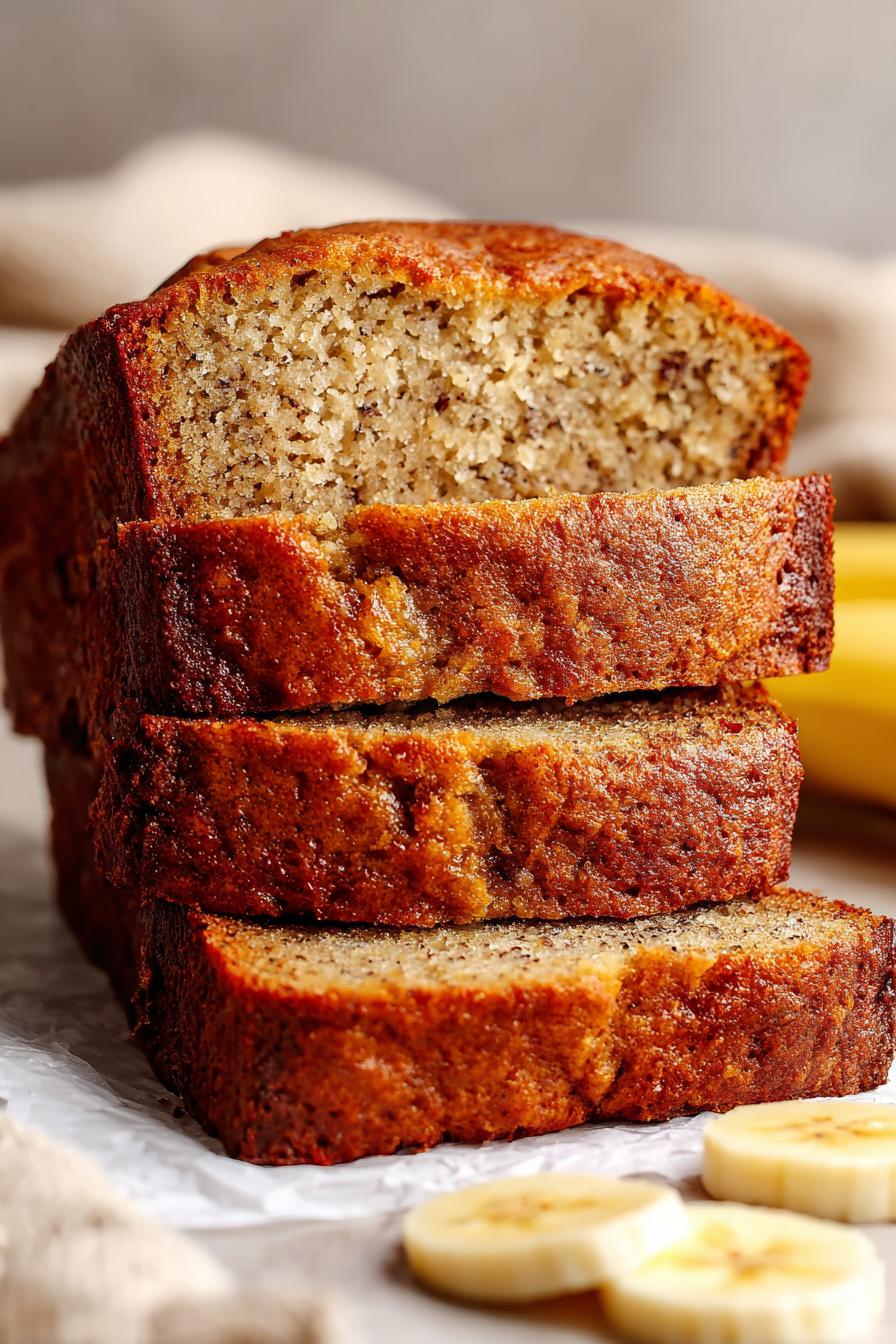 Moist Banana Bread Recipe