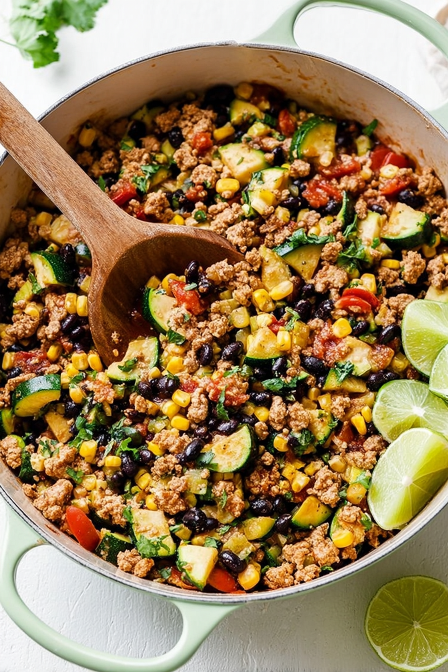 One-Pan Southwest Turkey & Veggie Skillet