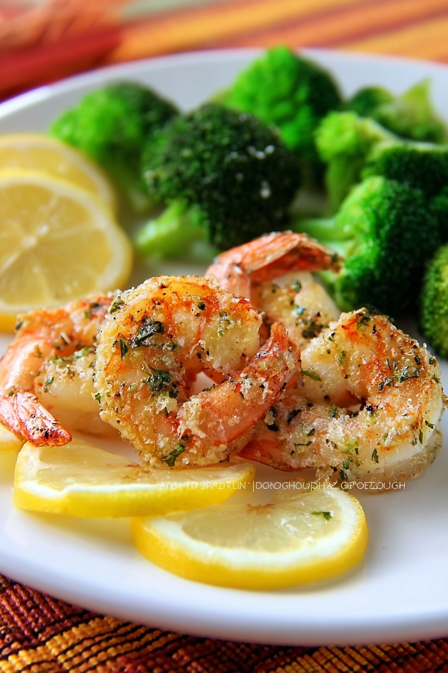 Perfect Air Fryer Parmesan Shrimp