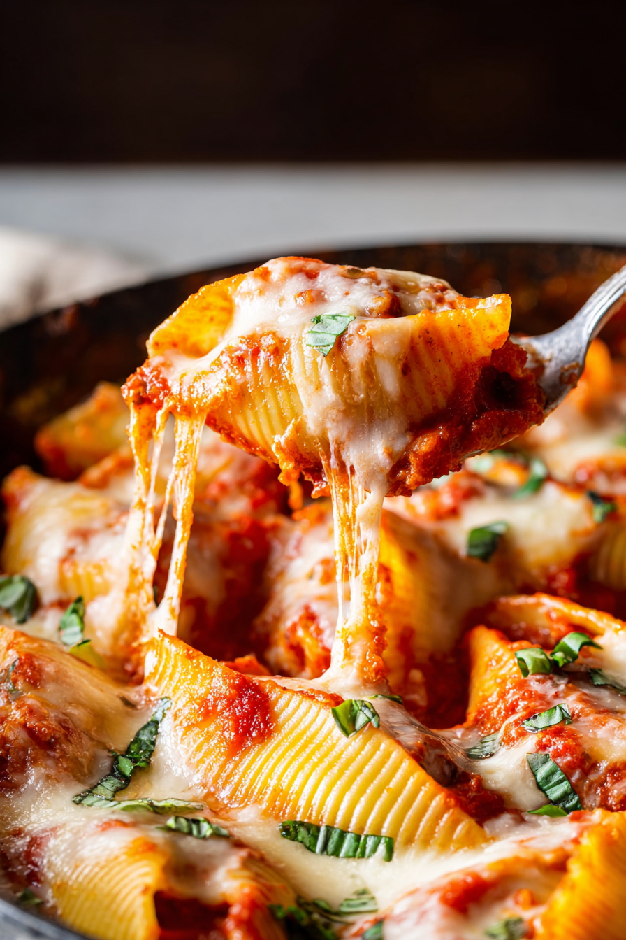 Protein-Rich Stuffed Shells with Cottage Cheese