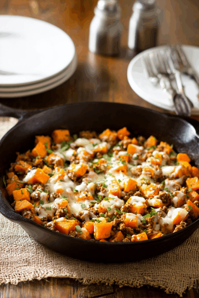 Quick And Easy Ground Turkey Sweet Potato Skillet Quick And Easy Ground Turkey Sweet Potato Skillet