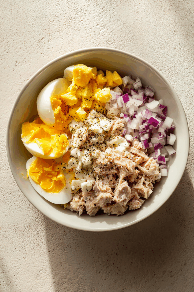 Quick And Satisfying Tuna Egg Salad Quick And Satisfying Tuna Egg Salad