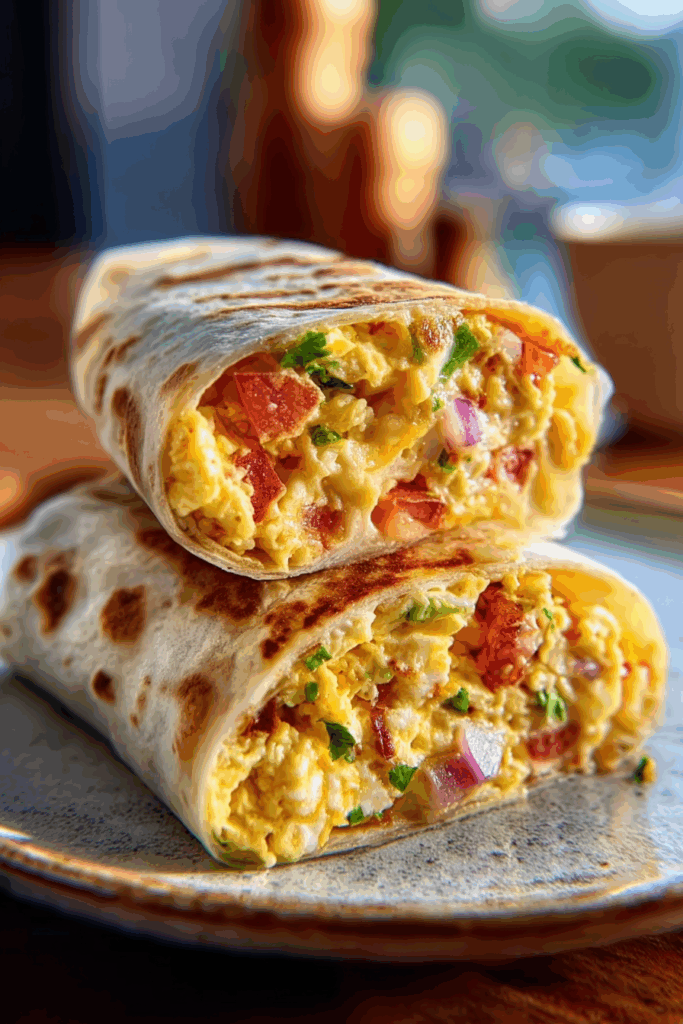 Quick Breakfast Burritos