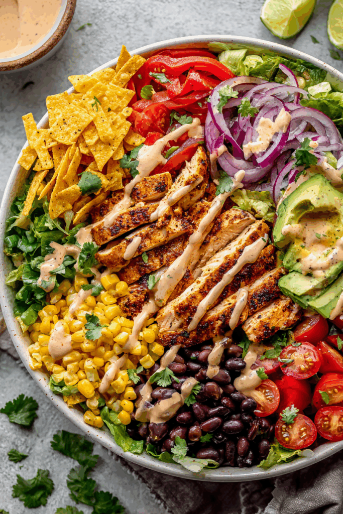 Quick Homemade Spicy Southwest Salad Quick Homemade Spicy Southwest Salad