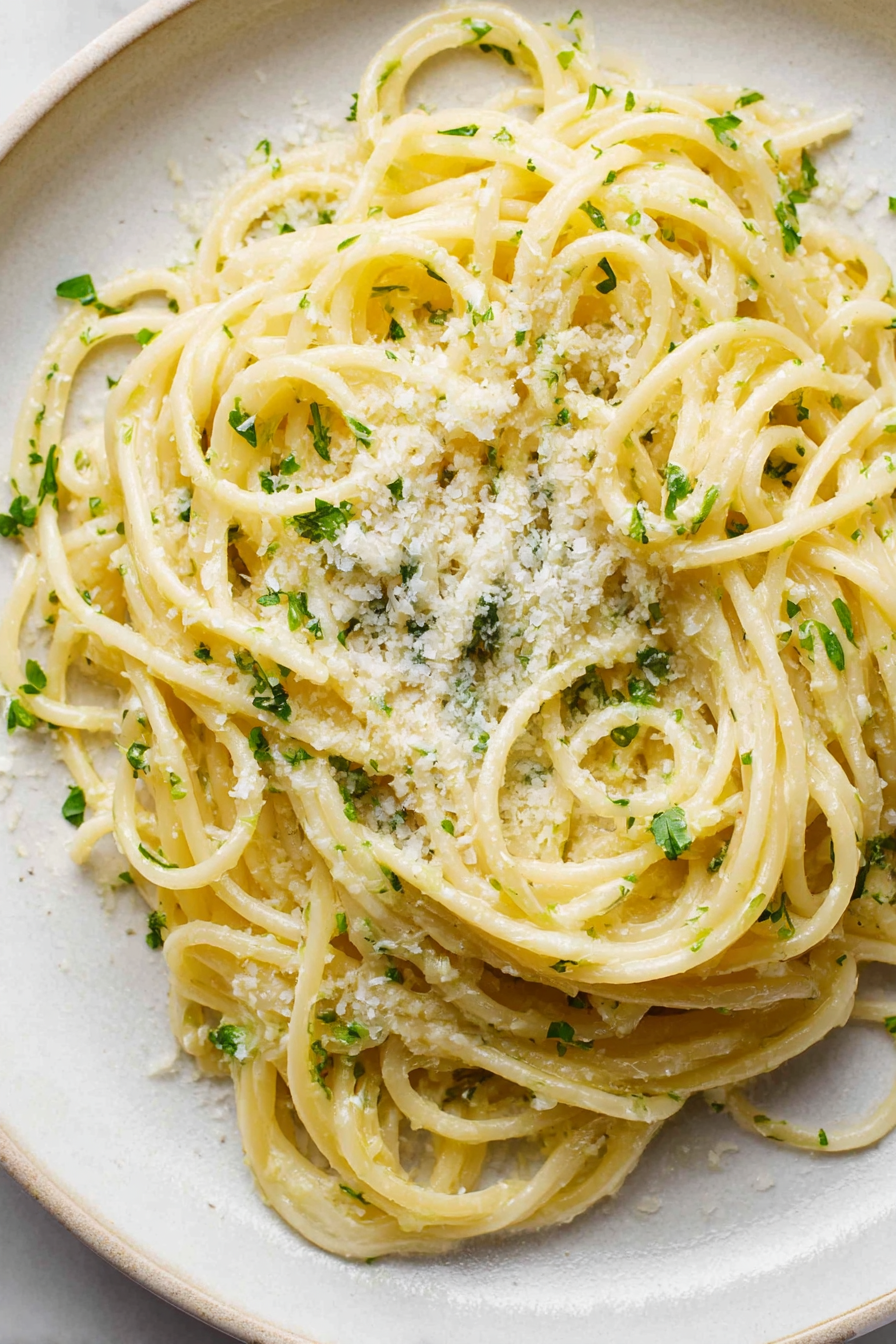 Quick Simple Garlic Butter Pasta Quick Simple Garlic Butter Pasta