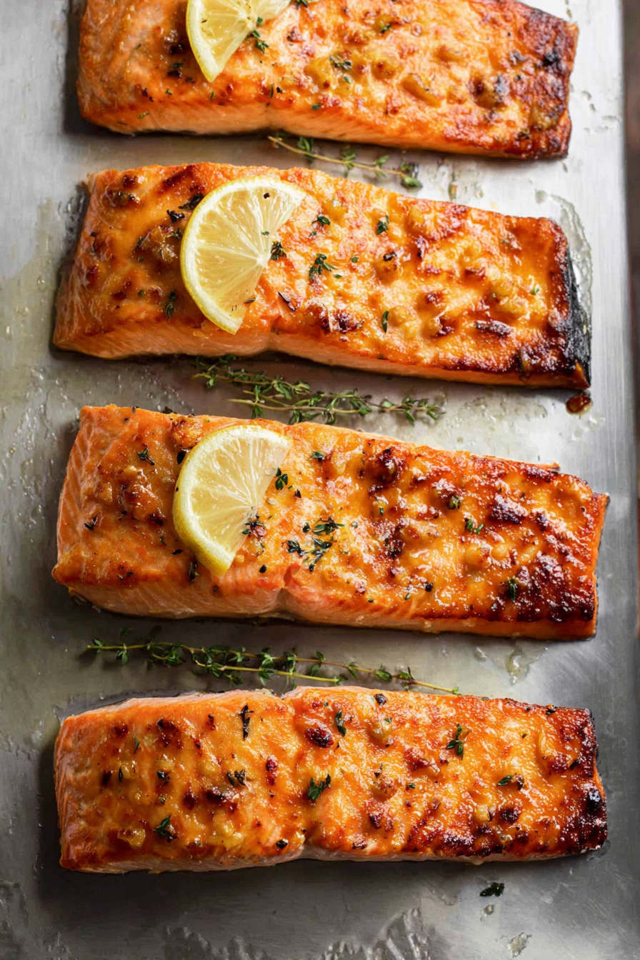 Simple & Fast Healthy Baked Salmon