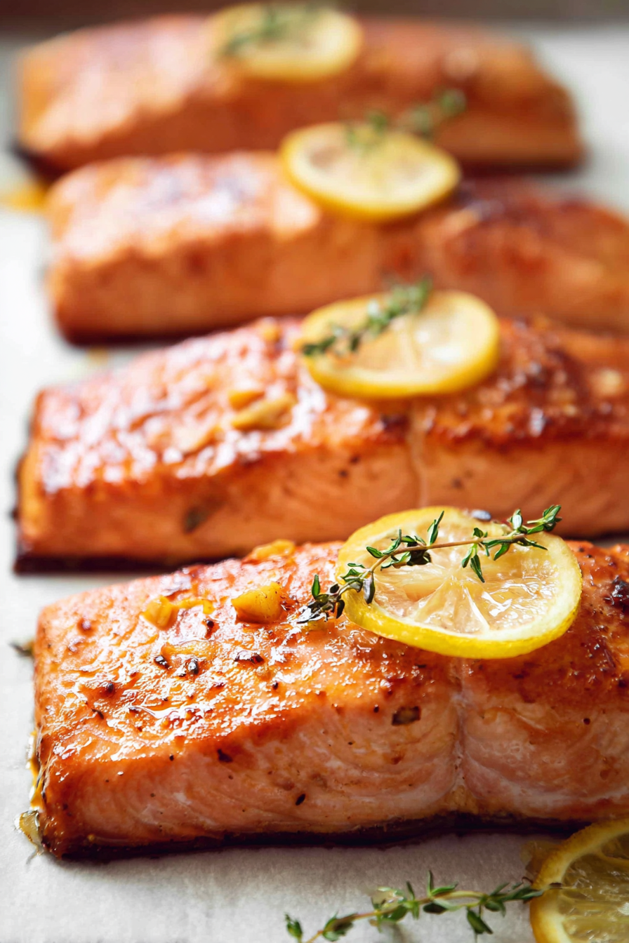 Simple & Fast Healthy Baked Salmon