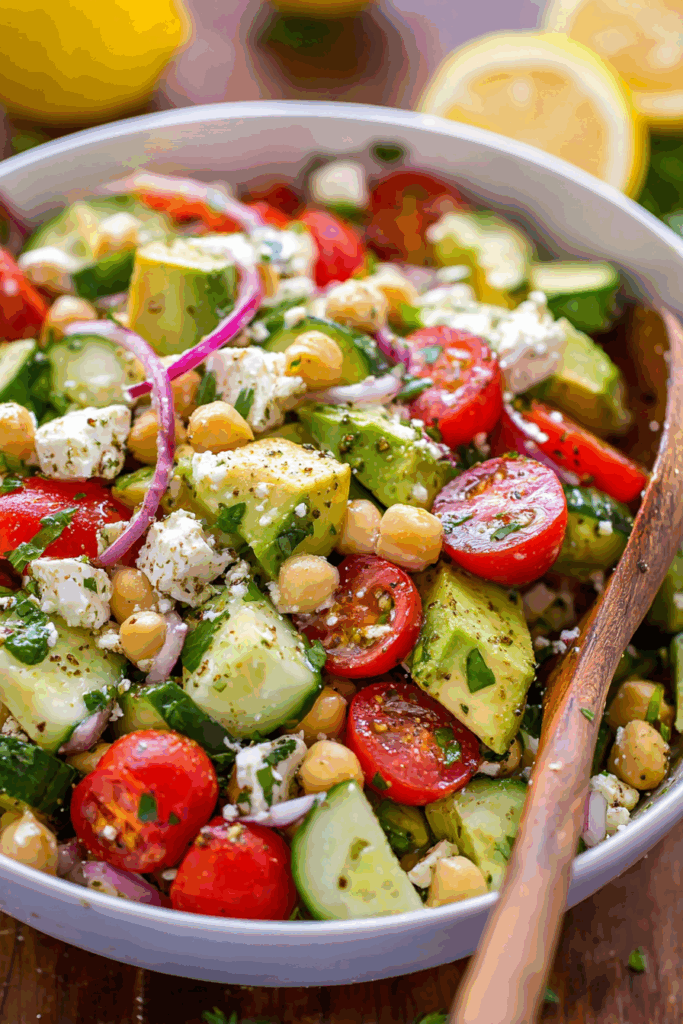 Simple Yummy Chickpea Salad