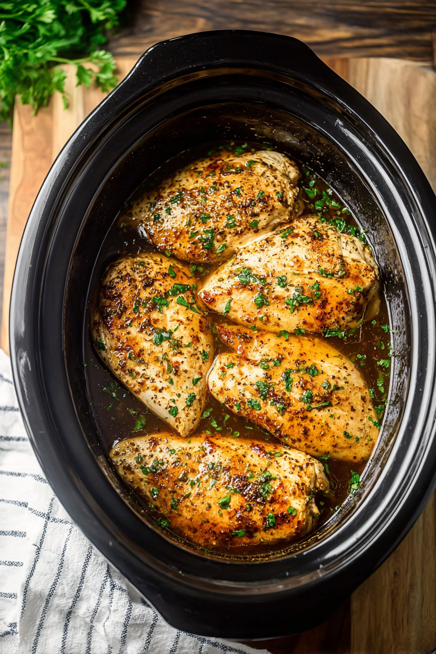 Slow Cooker Chicken Breasts 2