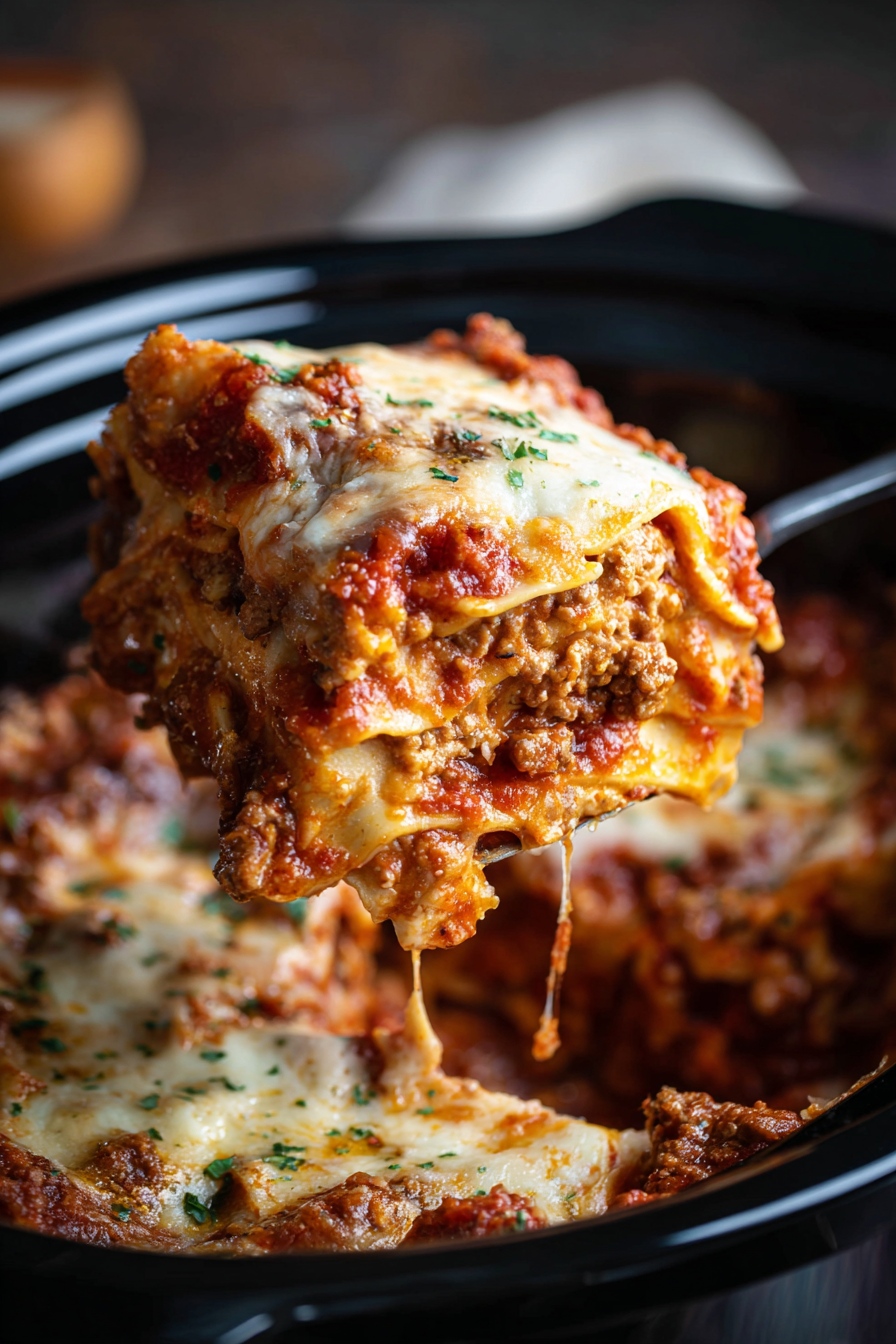 Slow Cooker Lasagna