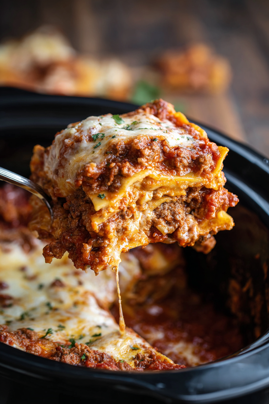 Slow Cooker Lasagna
