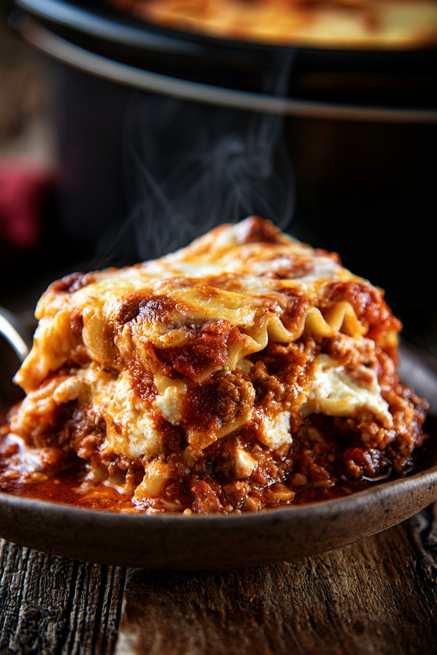Slow Cooker Lasagna