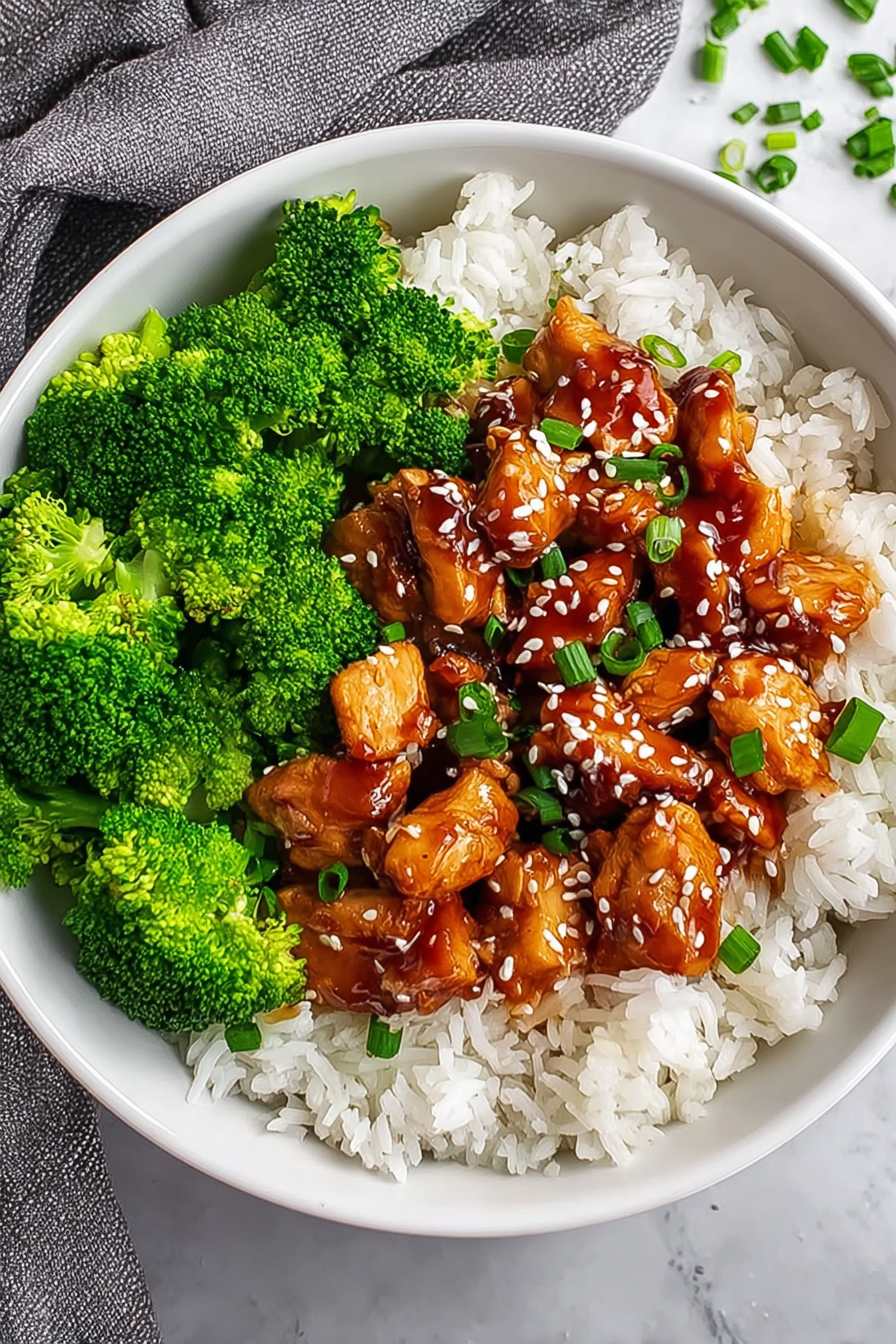 Teriyaki Chicken Rice Bowl Recipe
