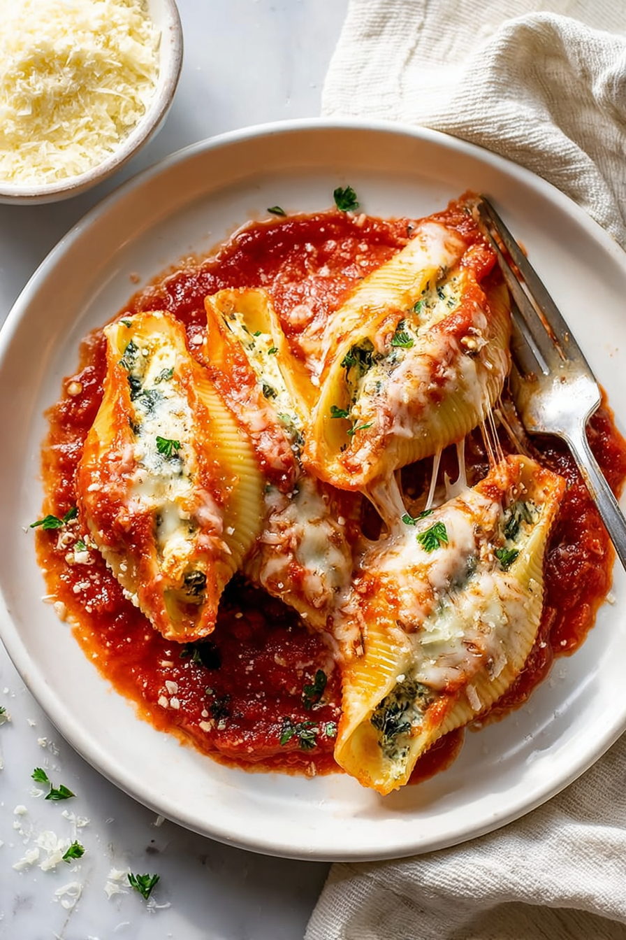 The Best Backed Stuffed Shells