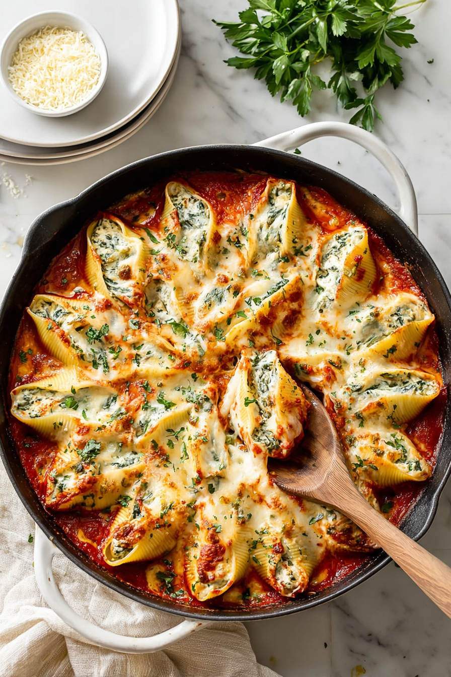 The Best Backed Stuffed Shells