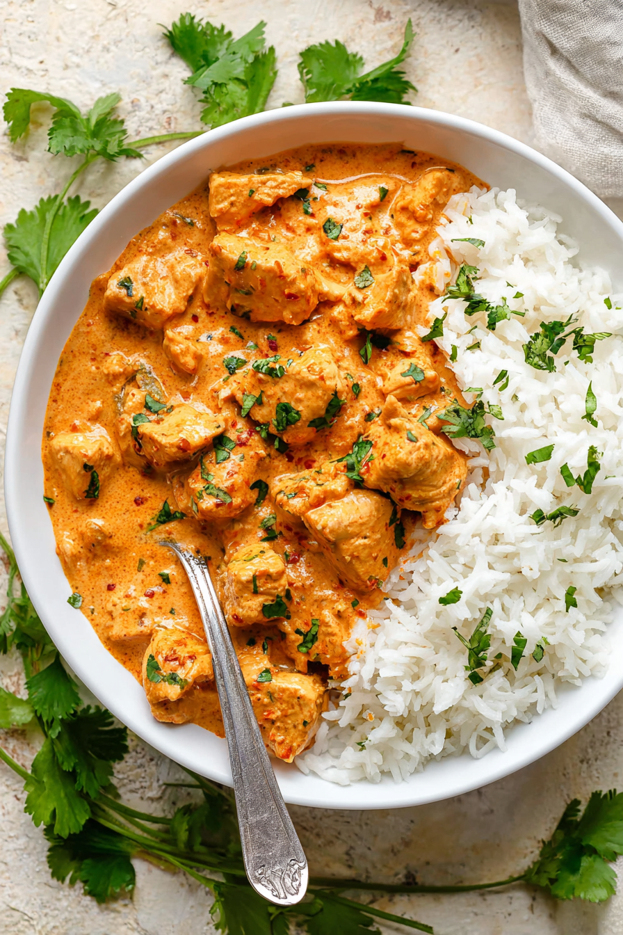 The Best Coconut Chicken Rice Bowl