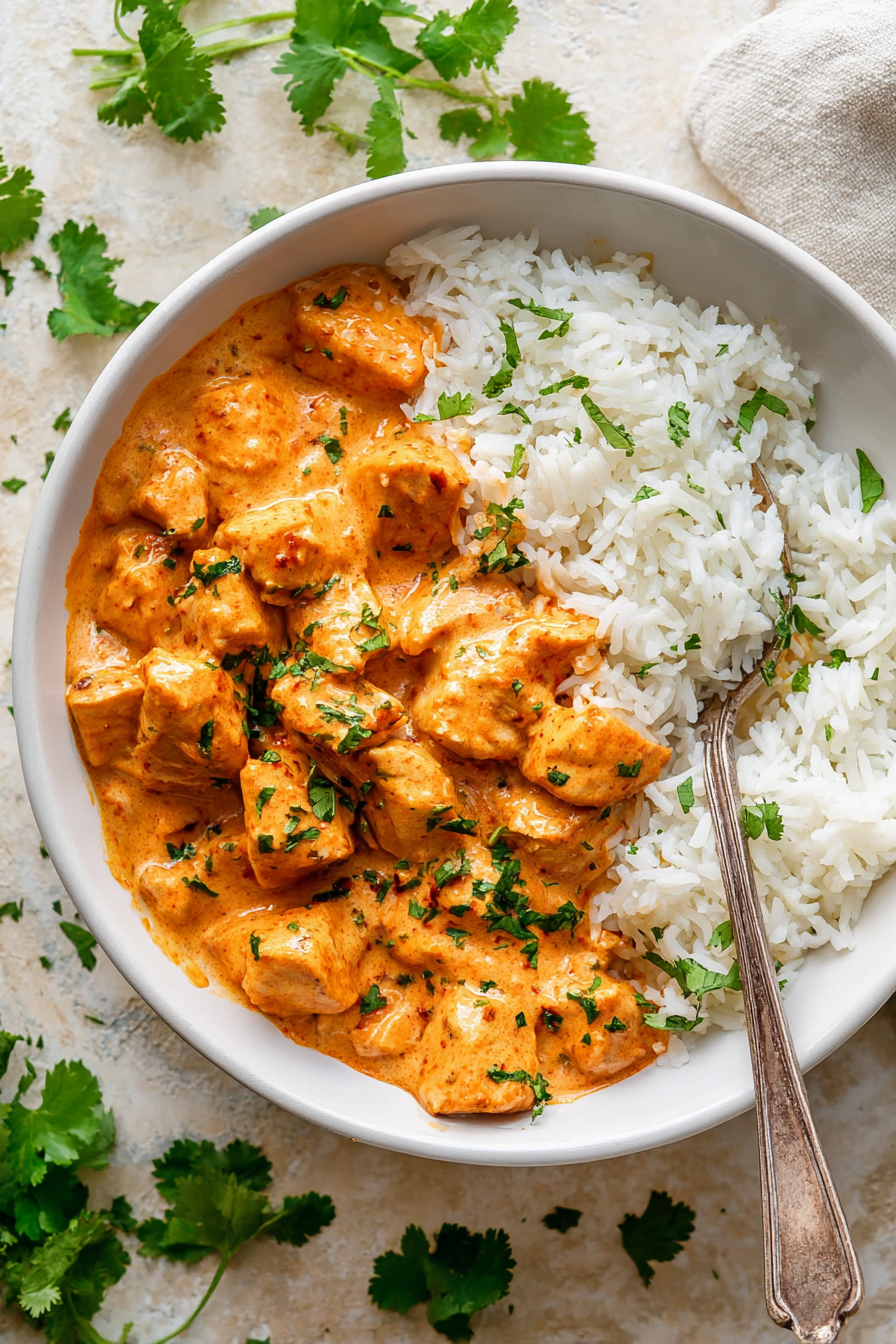 The Best Coconut Chicken Rice Bowl