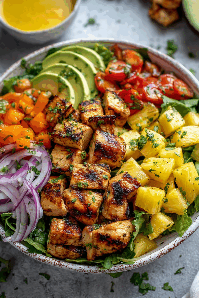 The Best Hawaiian Chicken Salad (Gluten-Free | Whole Health Flexi-Plan) The Best Hawaiian Chicken Salad (Gluten-Free | Whole Health Flexi-Plan)