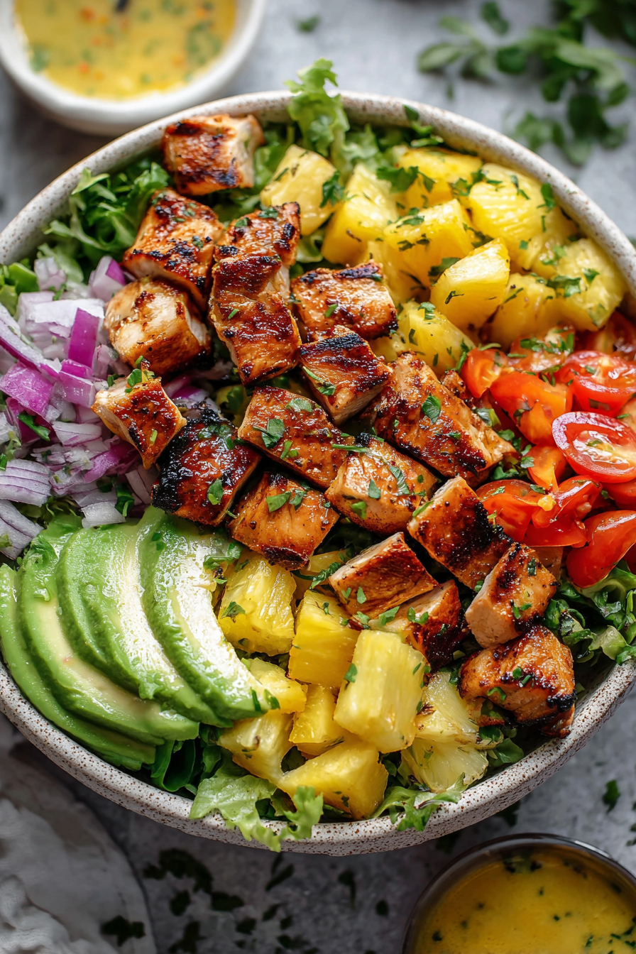 The Best Hawaiian Chicken Salad (Gluten-Free | Whole Health Flexi-Plan)