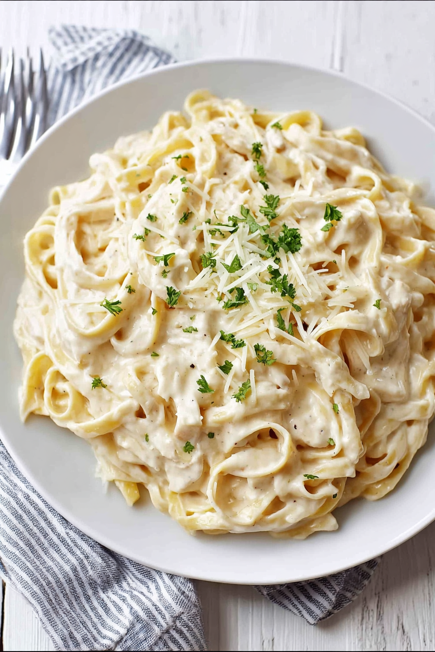 The Best Homemade Fettuccine Alfredo