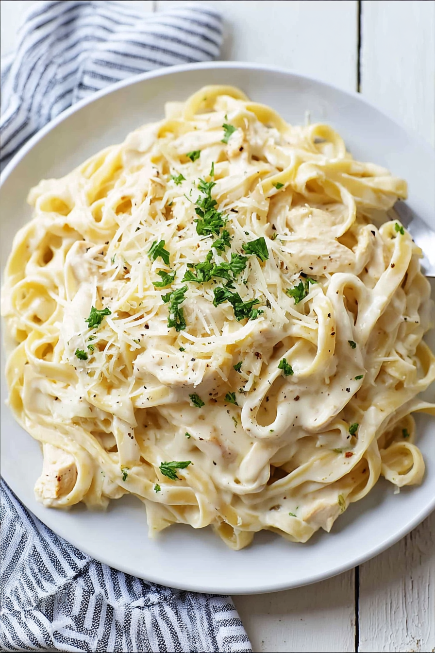The Best Homemade Fettuccine Alfredo