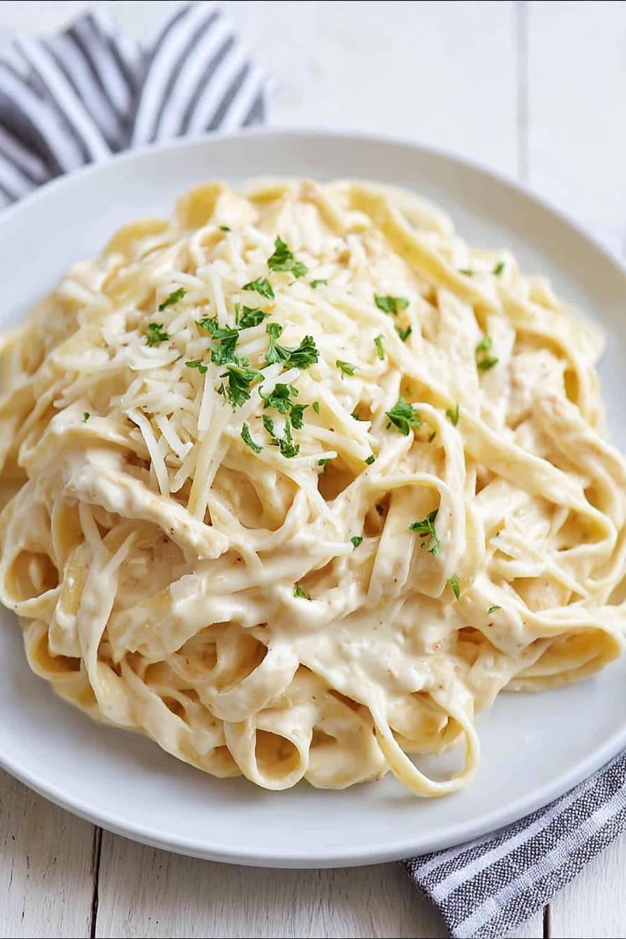 The Best Homemade Fettuccine Alfredo