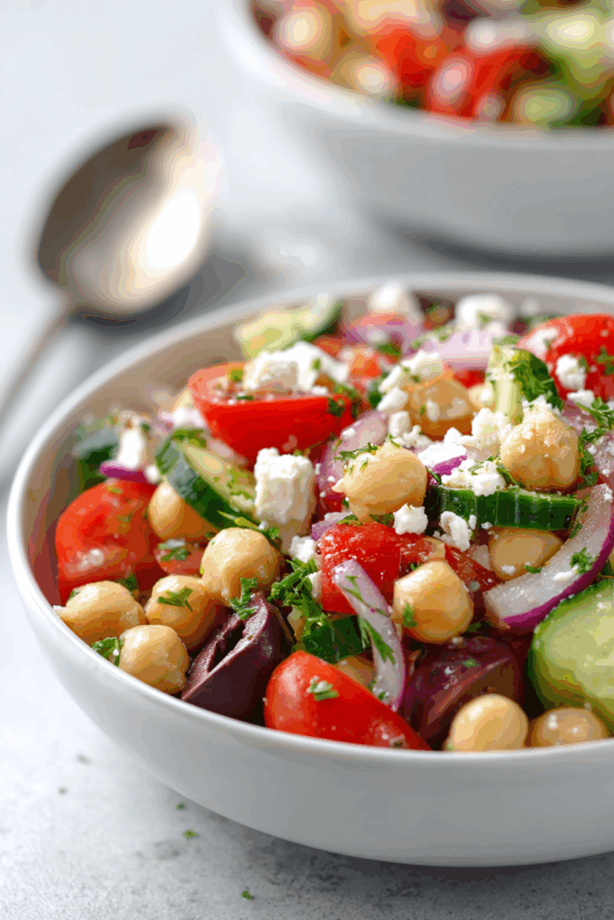The Best Mediterranean Chickpea Salad The Best Mediterranean Chickpea Salad