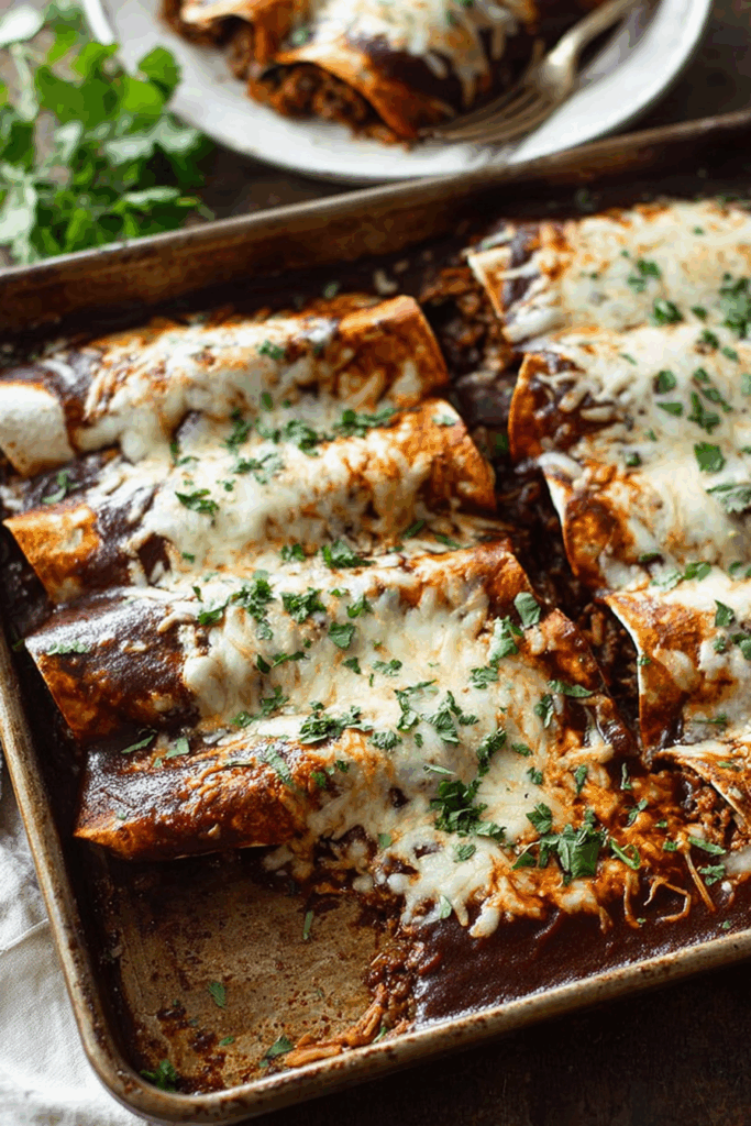 The Best Shredded Beef Enchiladas with Ancho Chile Sauce The Best Shredded Beef Enchiladas with Ancho Chile Sauce