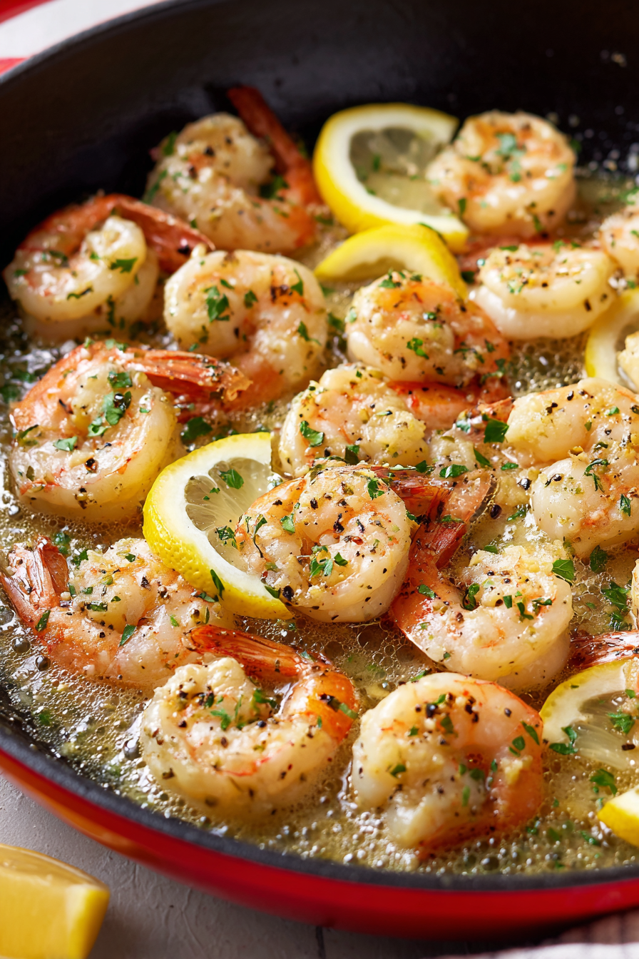 The Perfect Lemon Garlic Shrimp