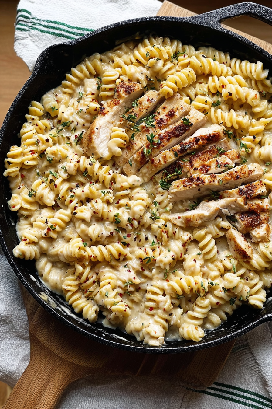 White Cheddar Chicken Pasta