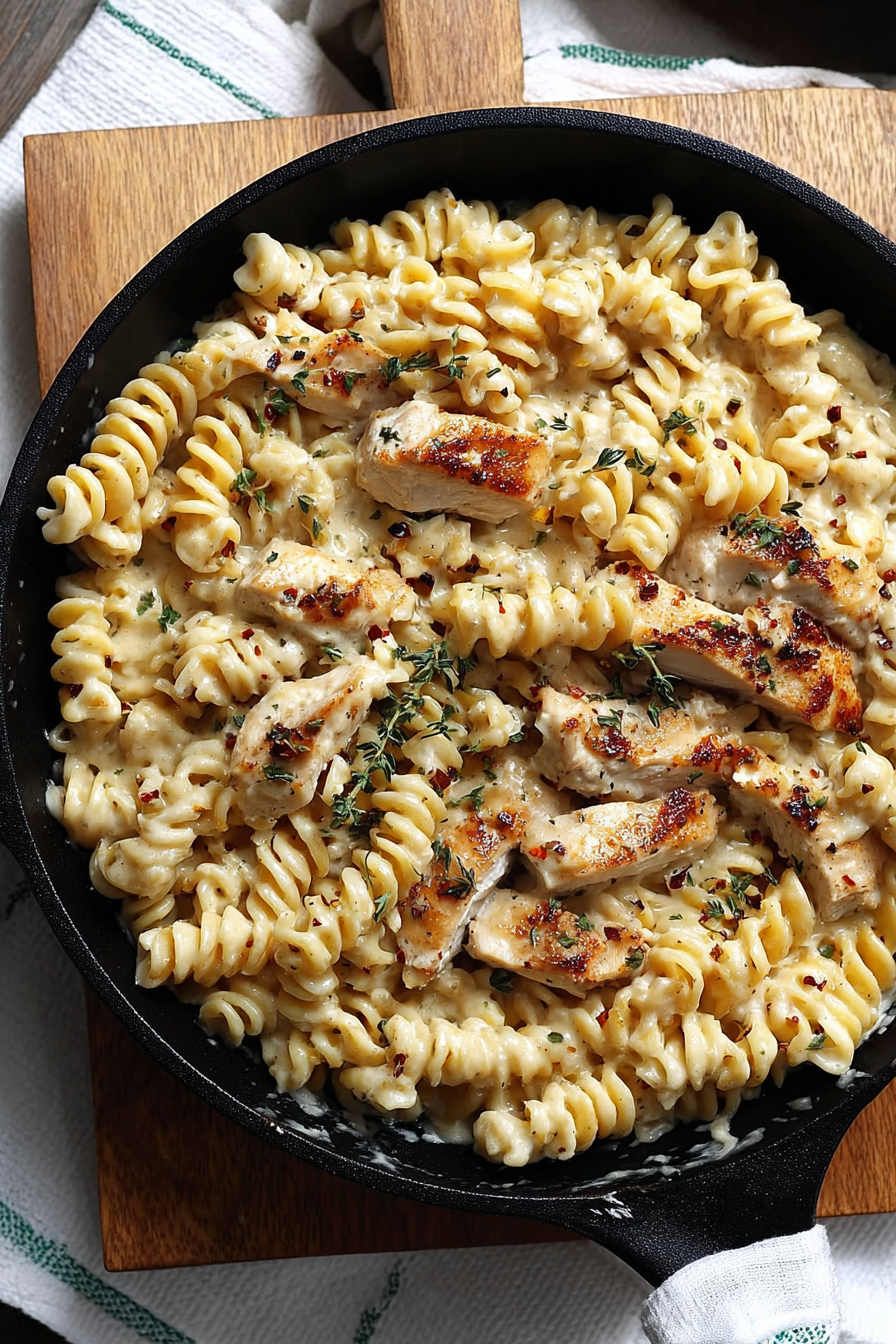 White Cheddar Chicken Pasta