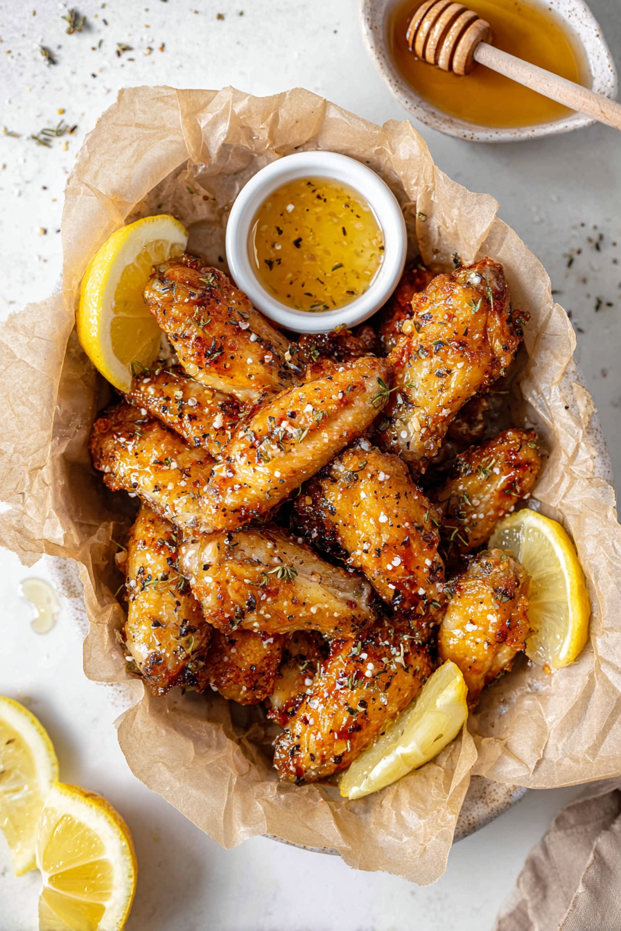 Yummy Honey Lemon Pepper Wings