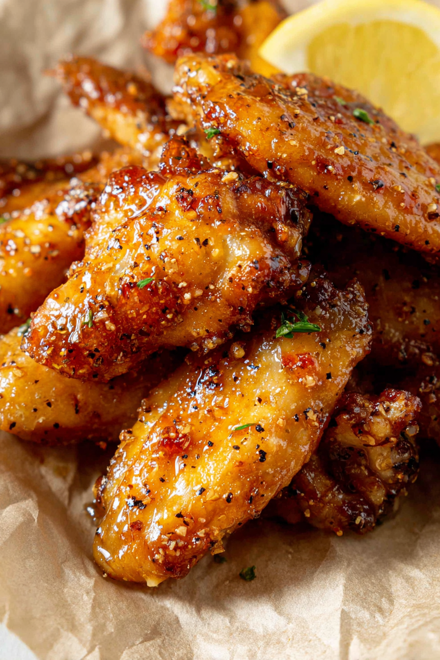 Yummy Honey Lemon Pepper Wings
