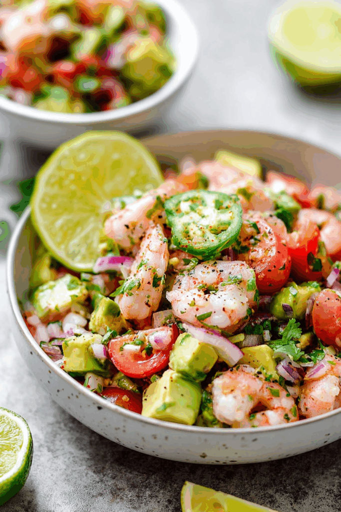 Yummy Lime Shrimp & Avocado Salad Yummy Lime Shrimp & Avocado Salad