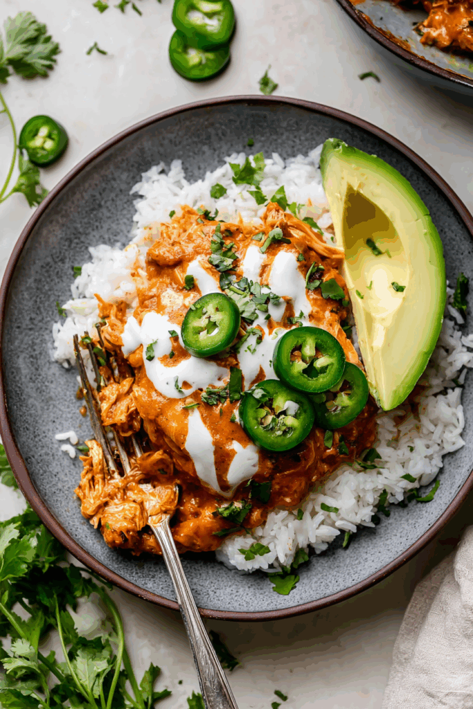 Yummy Slow Cooker Chicken Enchilada Casserole Yummy Slow Cooker Chicken Enchilada Casserole
