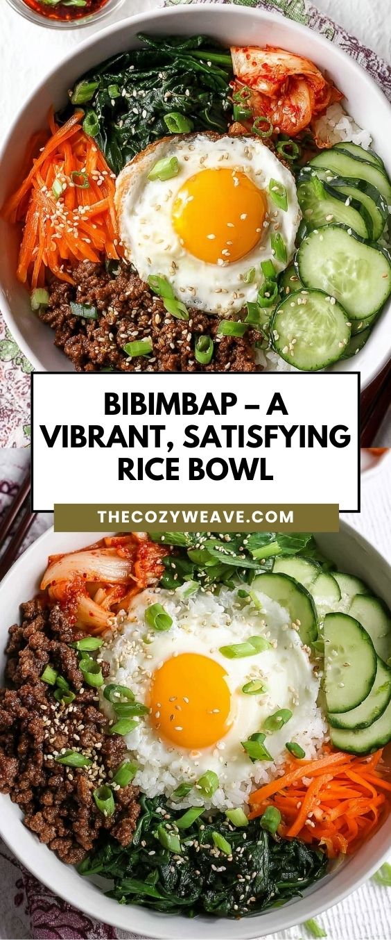 Bibimbap – A Vibrant, Satisfying Rice Bowl - Thecozyweave