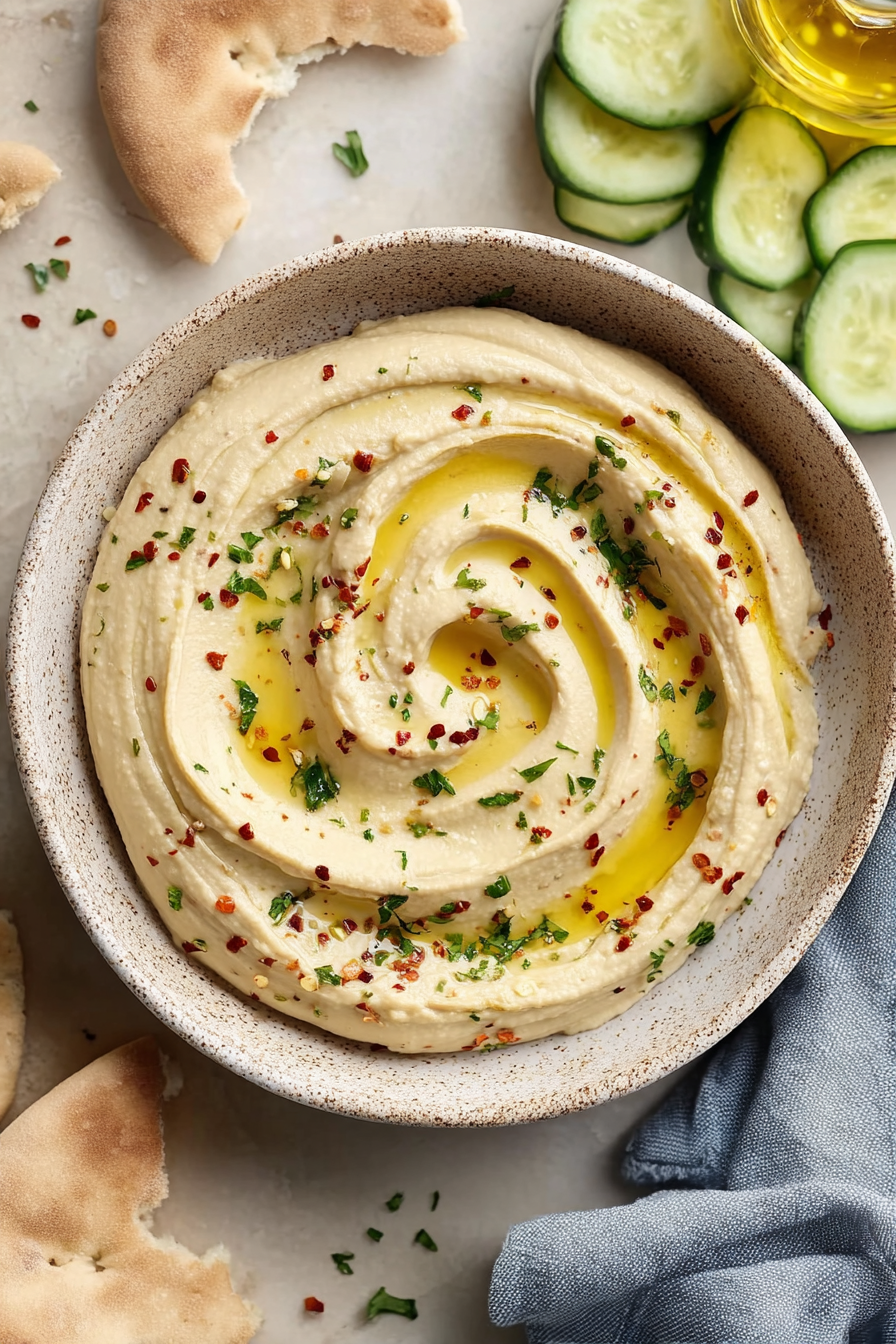 Classic Creamy Hummus Recipe 1