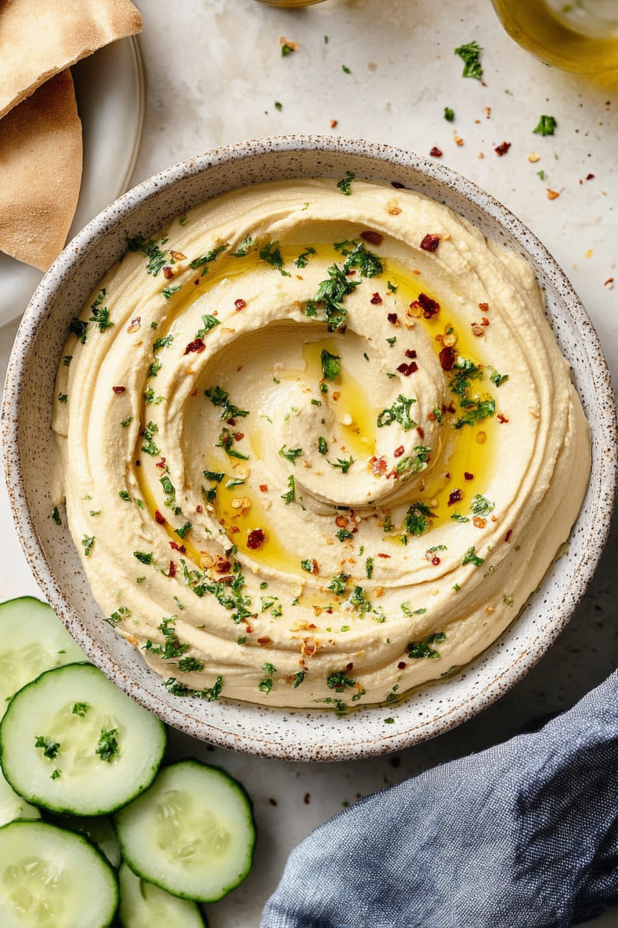 Classic Creamy Hummus Recipe Classic Creamy Hummus Recipe