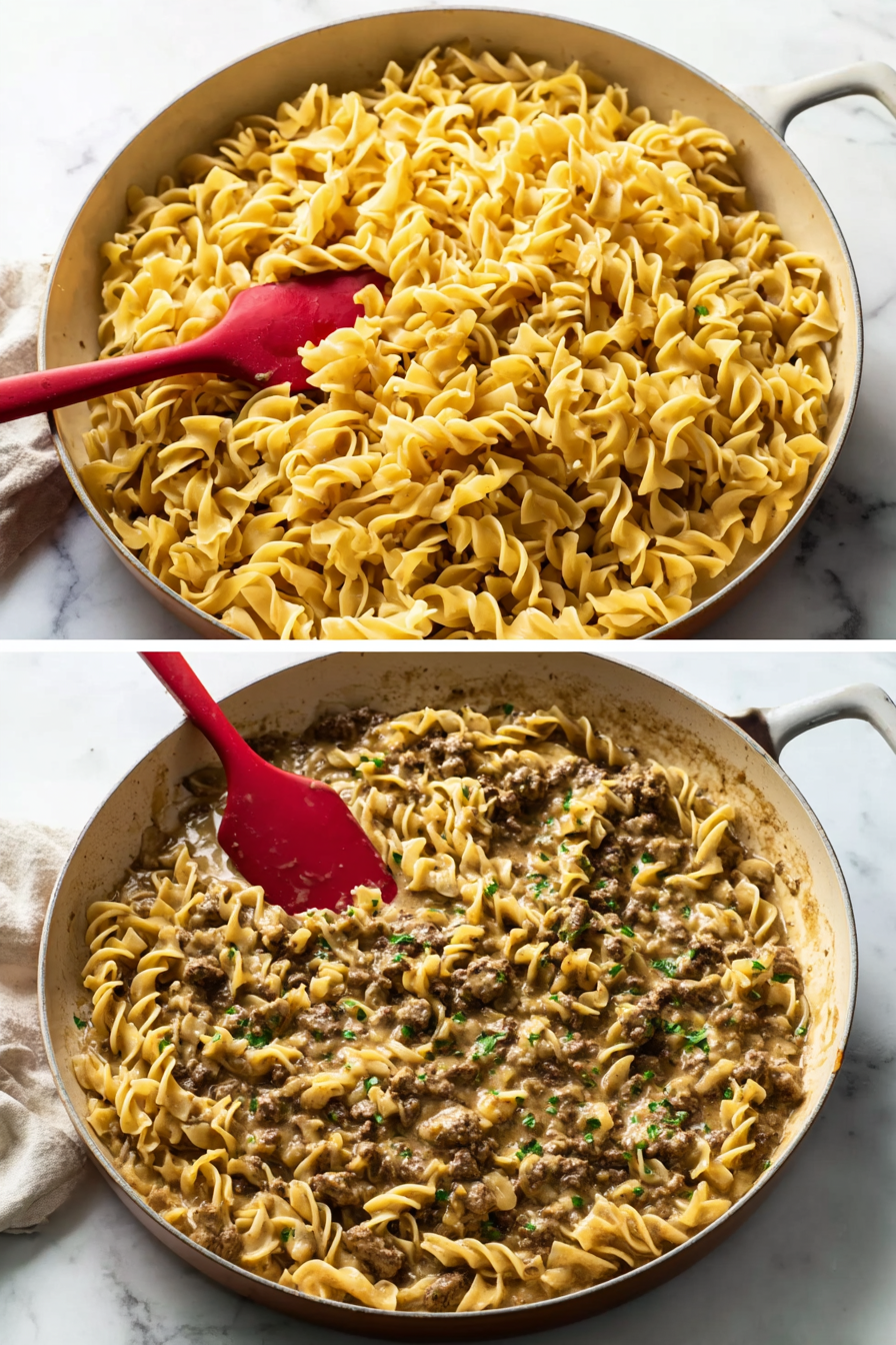Creamy Beef and Noodles