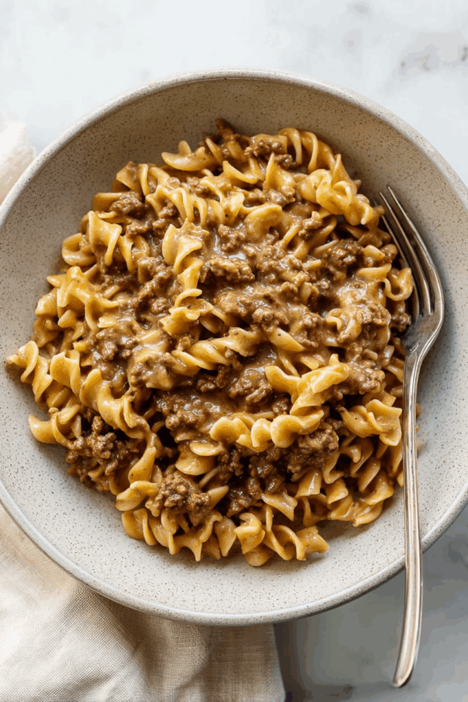 Creamy Beef and Noodles