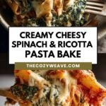 Creamy Cheesy Spinach & Ricotta Pasta Bake