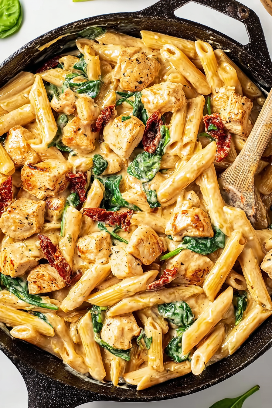 Creamy Tuscan Chicken Pasta Recipe 2