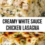 Creamy White Sauce Chicken Lasagna