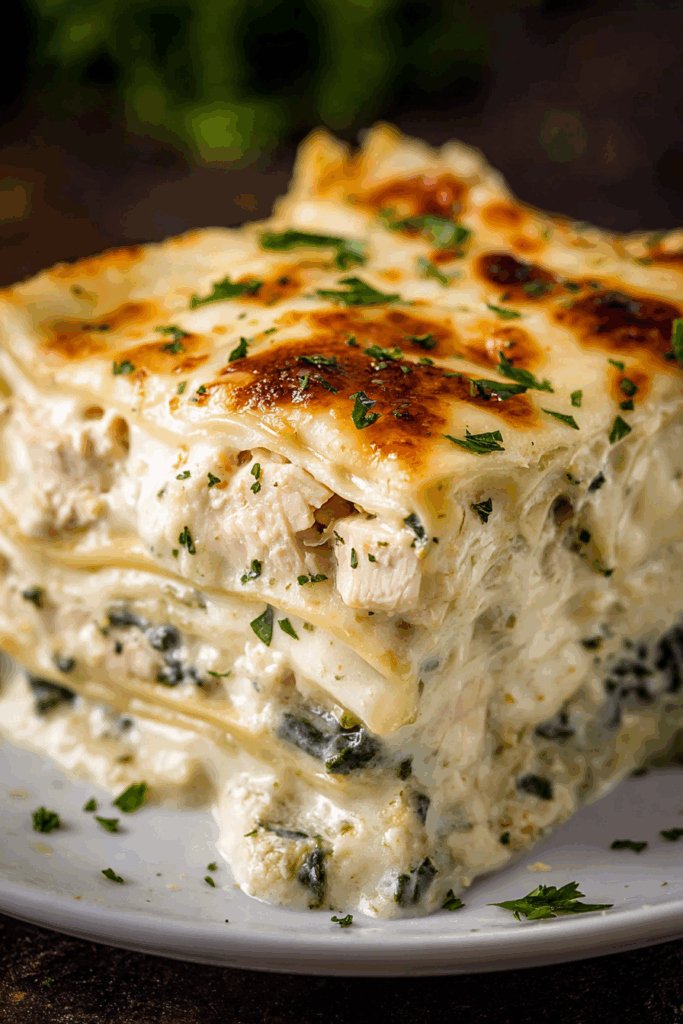 Creamy White Sauce Chicken Lasagna Creamy White Sauce Chicken Lasagna